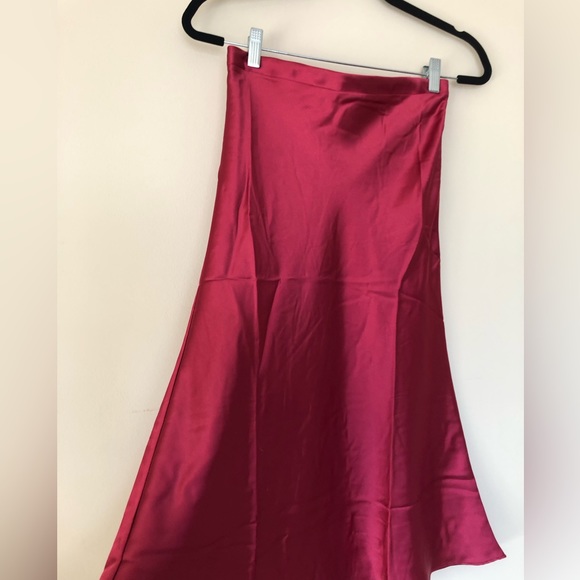 Rachel Zoe Satin Midi Skirt - Picture 2 of 3